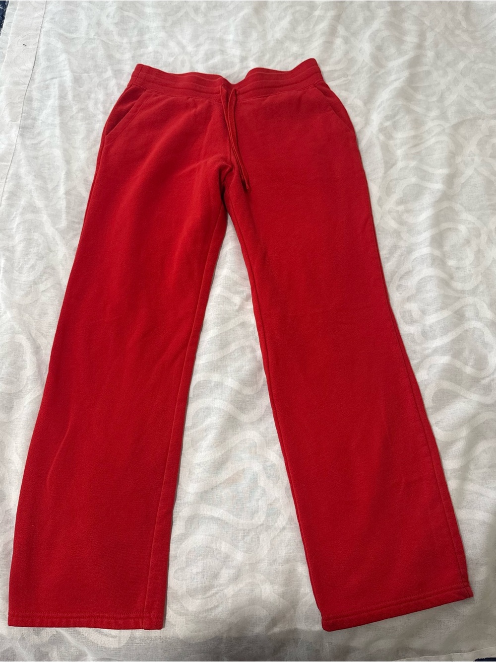 Amazon Essentials Red Fleece Sweatpants - Picture 3 of 10